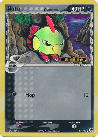 Natu (55/101) (Delta Species) (Stamped) [EX: Dragon Frontiers] | Good Games Morley