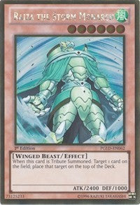 Raiza the Storm Monarch [PGLD-EN062] Gold Rare | Good Games Morley