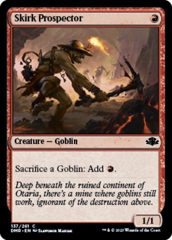 Skirk Prospector [Dominaria Remastered] | Good Games Morley