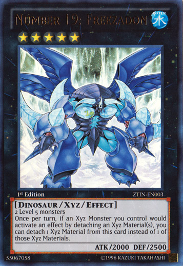 Number 19: Freezadon [ZTIN-EN003] Ultra Rare | Good Games Morley