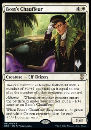 Boss's Chauffeur (Promo Pack) [Streets of New Capenna Commander Promos] | Good Games Morley