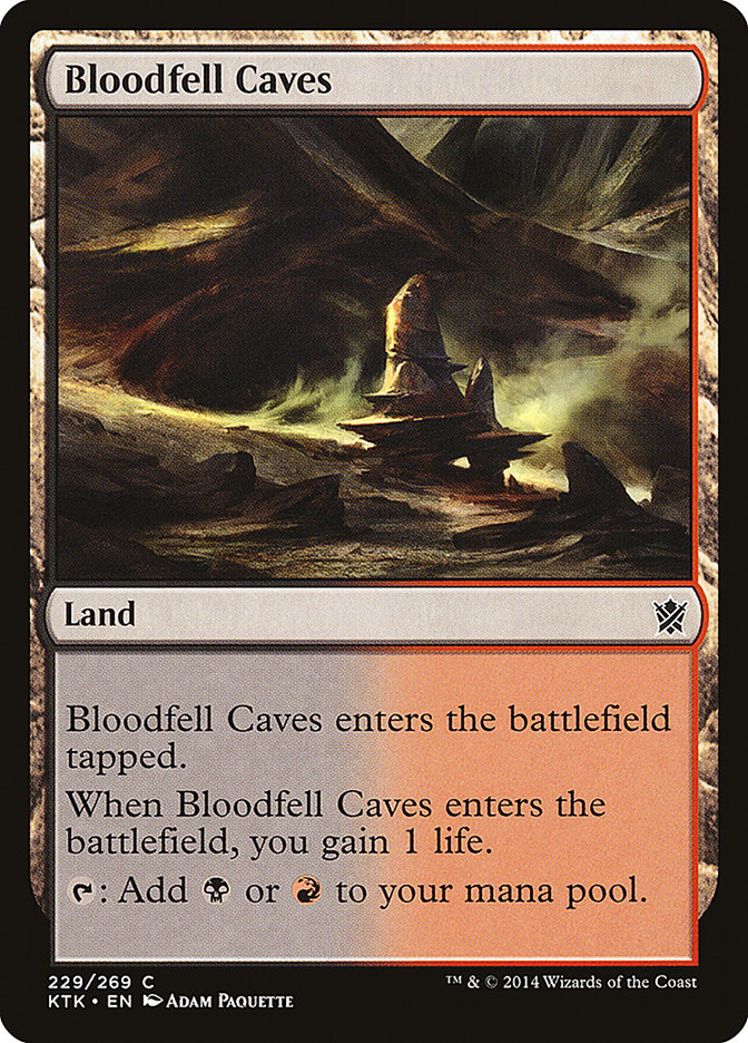 Bloodfell Caves [Khans of Tarkir] | Good Games Morley