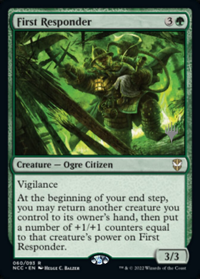 First Responder (Promo Pack) [Streets of New Capenna Commander Promos] | Good Games Morley
