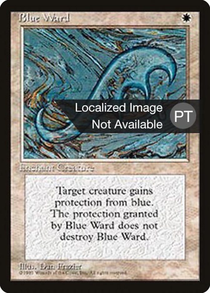 Blue Ward [Fourth Edition (Foreign Black Border)] | Good Games Morley
