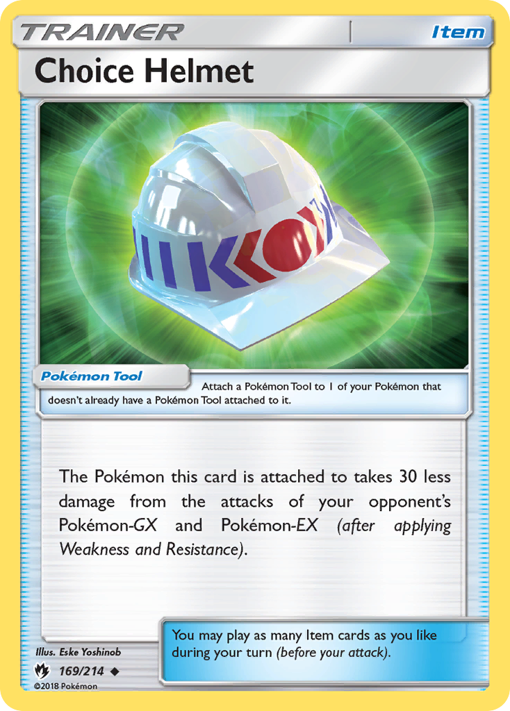 Choice Helmet (169/214) [Sun & Moon: Lost Thunder] | Good Games Morley