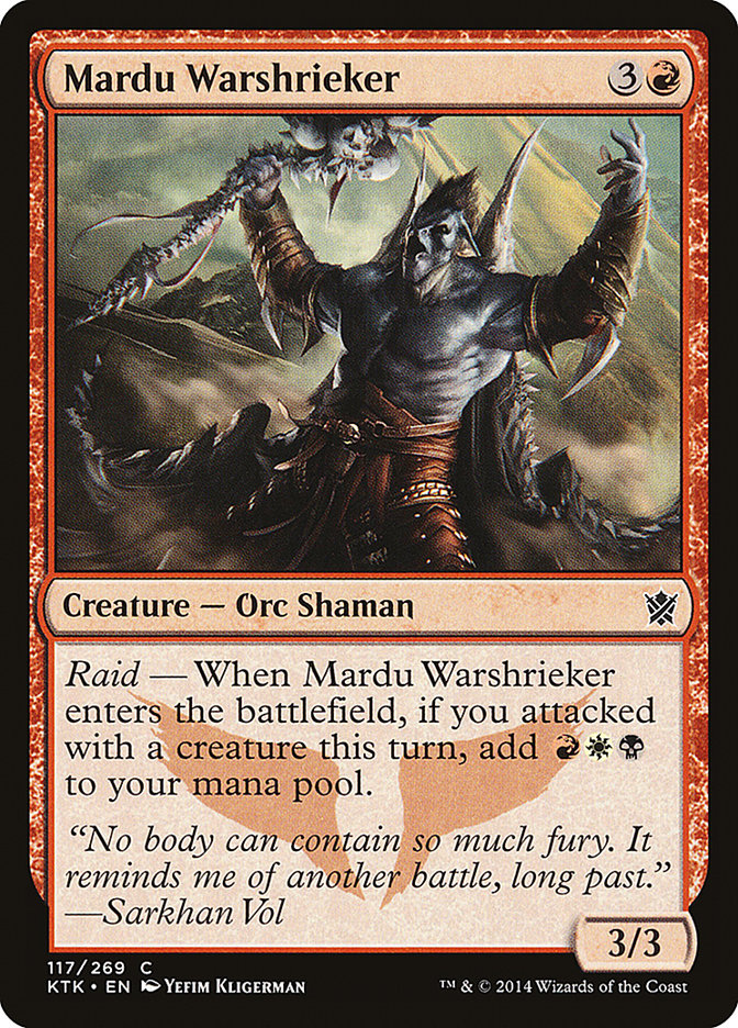Mardu Warshrieker [Khans of Tarkir] | Good Games Morley