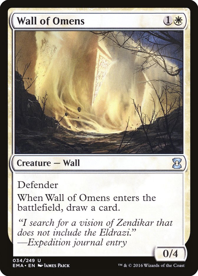Wall of Omens [Eternal Masters] | Good Games Morley