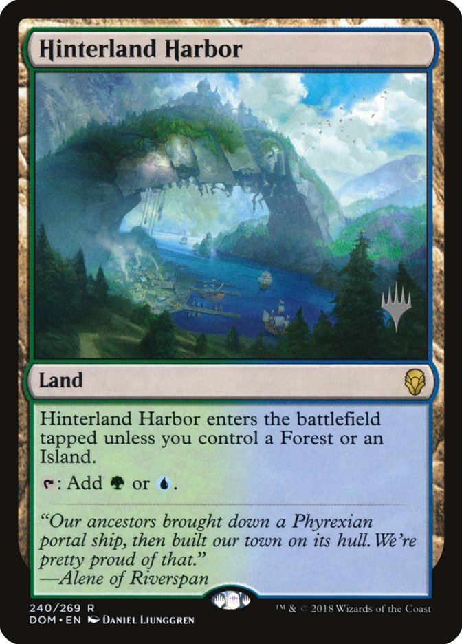 Hinterland Harbor (Promo Pack) [Dominaria Promos] | Good Games Morley