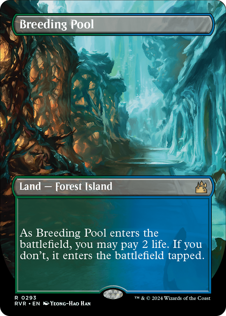 Breeding Pool (Borderless) [Ravnica Remastered] | Good Games Morley