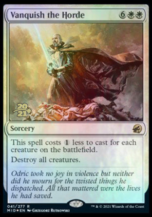 Vanquish the Horde [Innistrad: Midnight Hunt Prerelease Promos] | Good Games Morley
