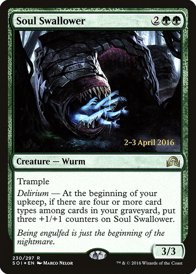 Soul Swallower [Shadows over Innistrad Prerelease Promos] | Good Games Morley