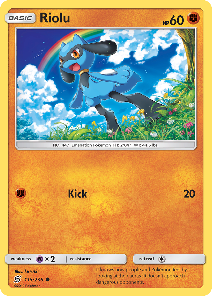 Riolu (115/236) [Sun & Moon: Unified Minds] | Good Games Morley