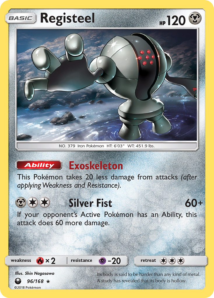 Registeel (96/168) [Sun & Moon: Celestial Storm] | Good Games Morley