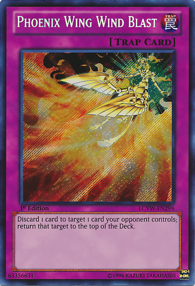 Phoenix Wing Wind Blast [LCYW-EN298] Secret Rare | Good Games Morley