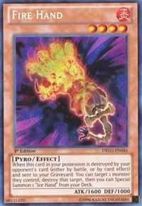 Fire Hand [DRLG-EN046] Secret Rare | Good Games Morley