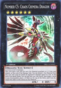 Number C5: Chaos Chimera Dragon [DRLG-EN043] Super Rare | Good Games Morley