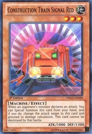 Construction Train Signal Red [DRLG-EN038] Super Rare | Good Games Morley