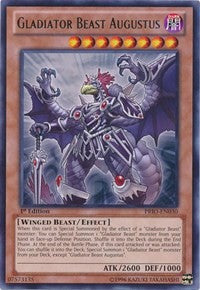 Gladiator Beast Augustus [PRIO-EN030] Rare | Good Games Morley