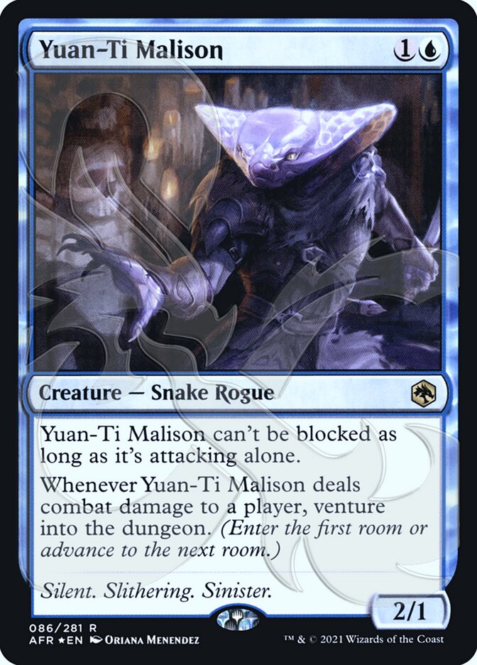 Yuan-Ti Malison (Ampersand Promo) [Dungeons & Dragons: Adventures in the Forgotten Realms Promos] | Good Games Morley