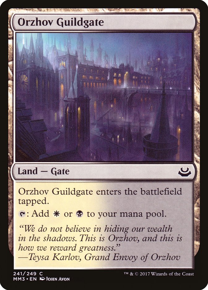 Orzhov Guildgate [Modern Masters 2017] | Good Games Morley