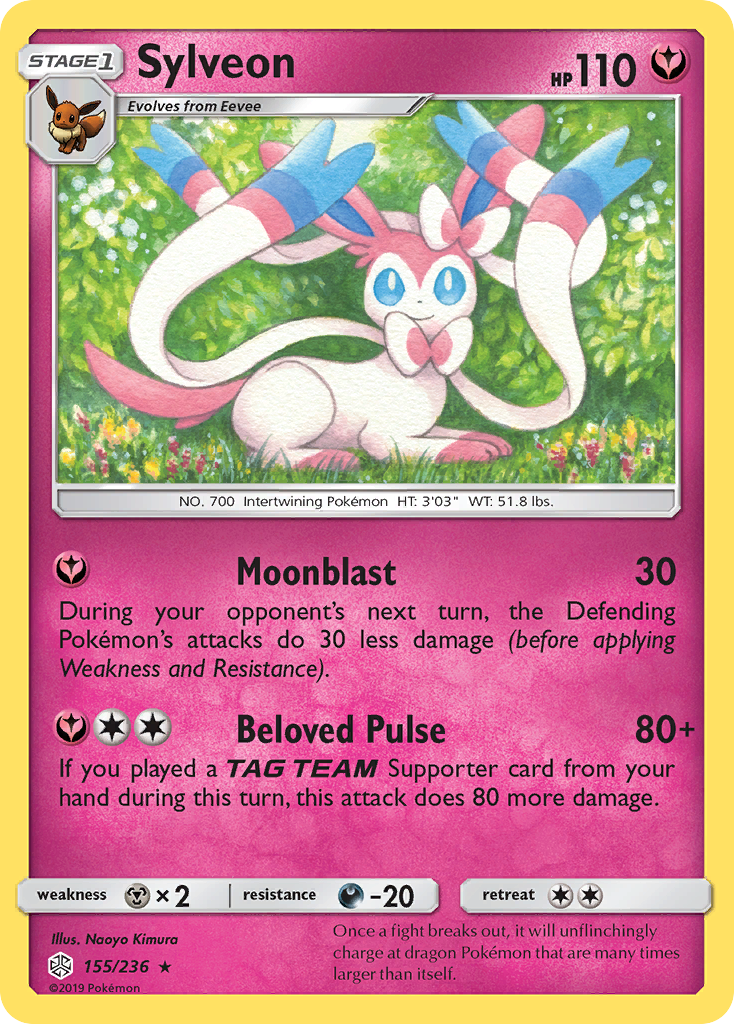 Sylveon (155/236) [Sun & Moon: Cosmic Eclipse] | Good Games Morley