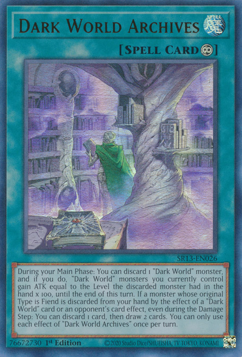 Dark World Archives [SR13-EN026] Ultra Rare | Good Games Morley