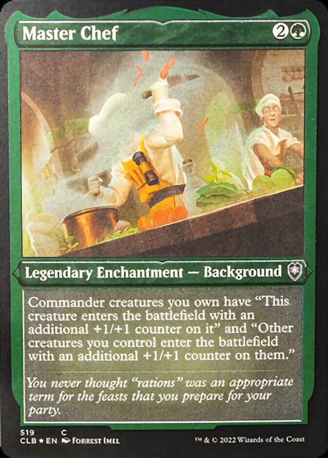 Master Chef (Foil Etched) [Commander Legends: Battle for Baldur's Gate] | Good Games Morley