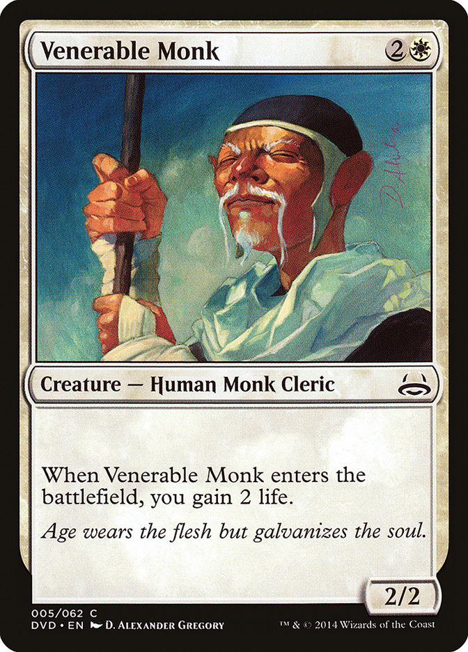 Venerable Monk (Divine vs. Demonic) [Duel Decks Anthology] | Good Games Morley