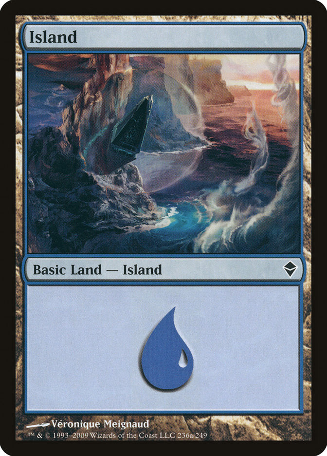 Island (236a) [Zendikar] | Good Games Morley