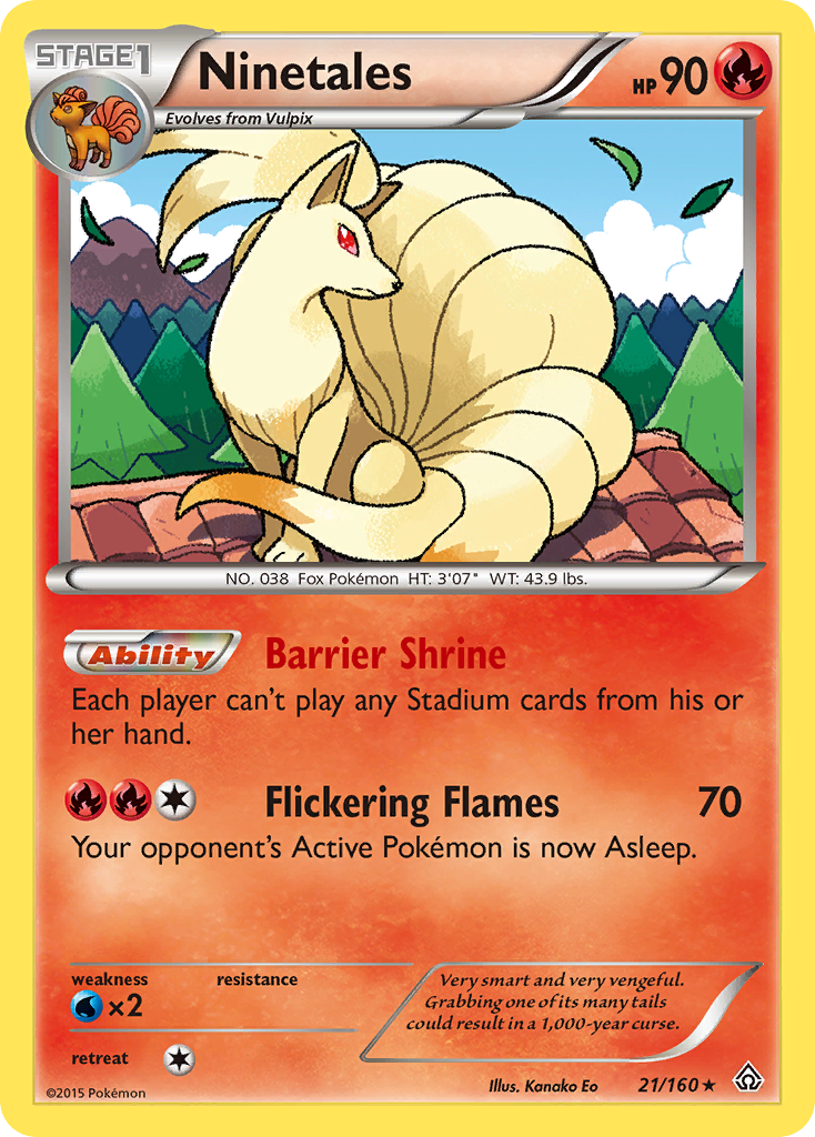 Ninetales (21/160) [XY: Primal Clash] | Good Games Morley