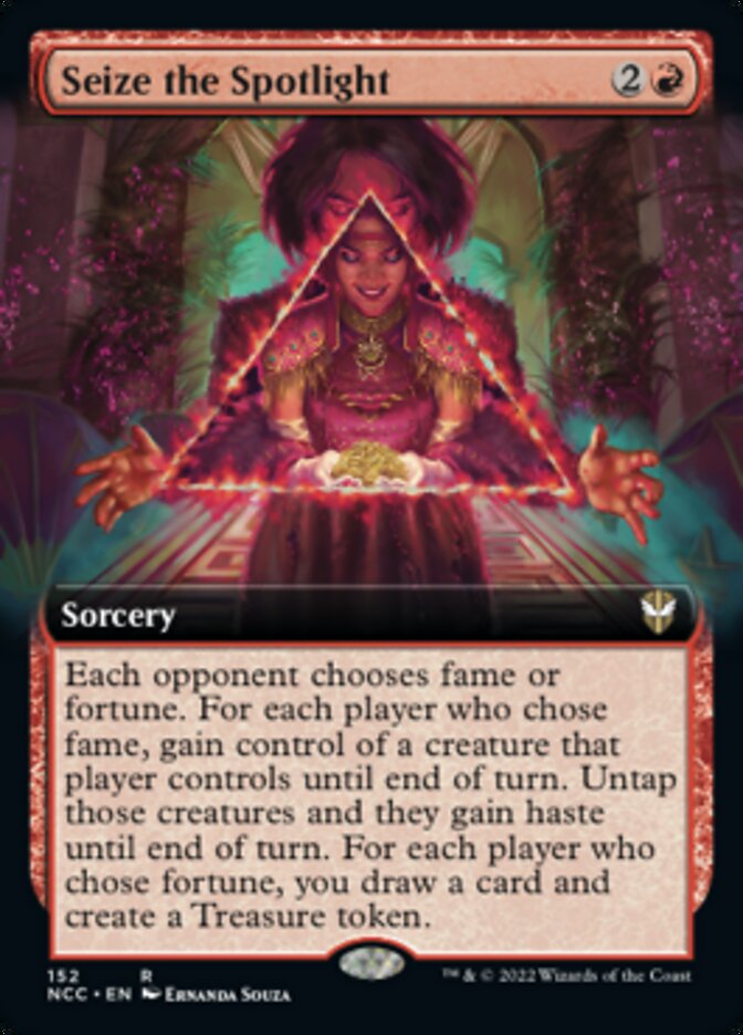 Seize the Spotlight (Extended Art) [Streets of New Capenna Commander] | Good Games Morley