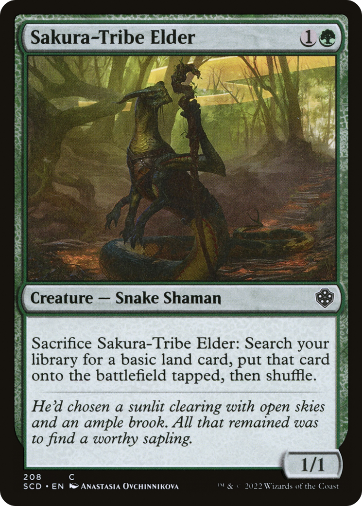Sakura-Tribe Elder [Starter Commander Decks] | Good Games Morley