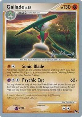 Gallade LV.55 (2/17) (Psychic Lock - Jason Klaczynski) [World Championships 2008] | Good Games Morley