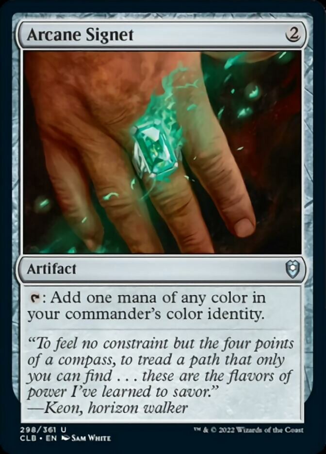 Arcane Signet [Commander Legends: Battle for Baldur's Gate] | Good Games Morley