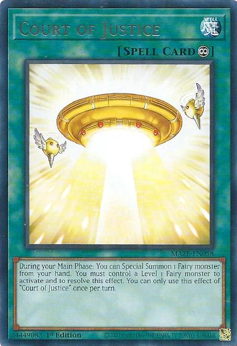 Court of Justice [MAZE-EN058] Rare | Good Games Morley