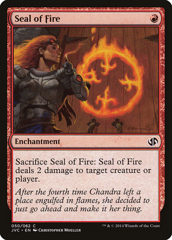 Seal of Fire [Duel Decks Anthology] | Good Games Morley