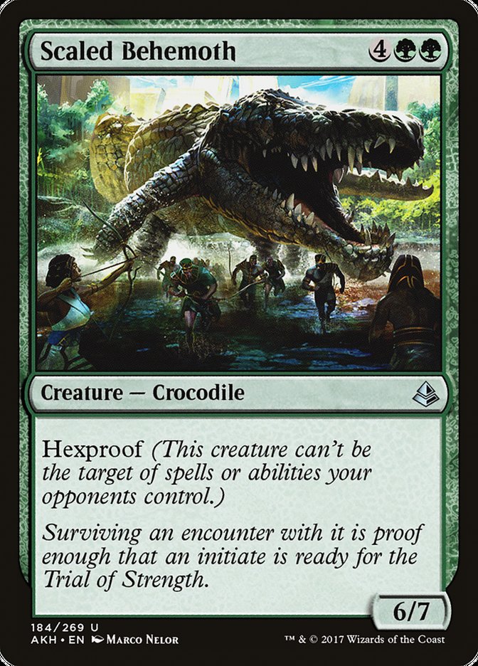 Scaled Behemoth [Amonkhet] | Good Games Morley