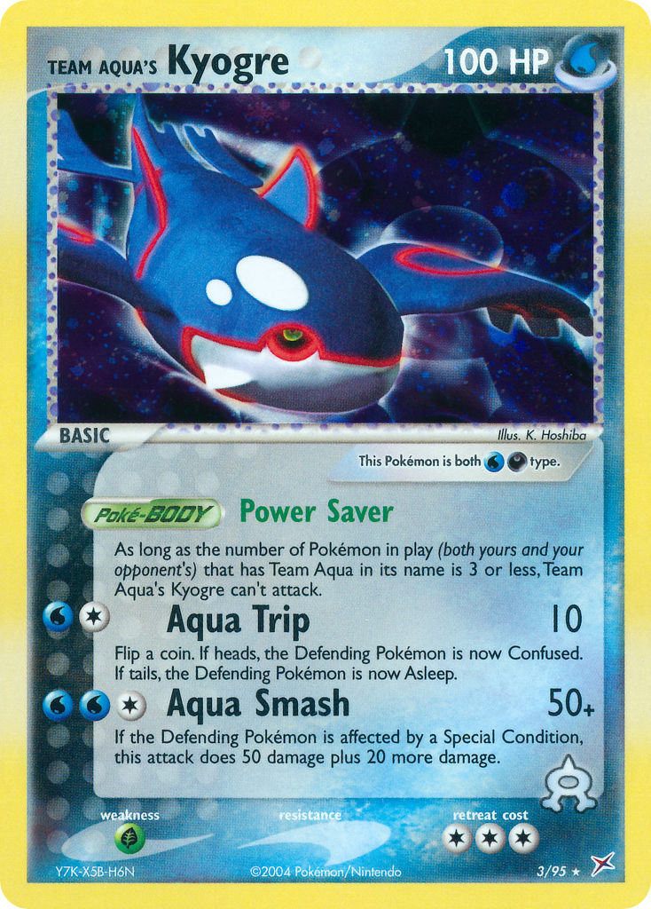 Team Aqua's Kyogre (3/95) (Theme Deck Exclusive) [EX: Team Magma vs Team Aqua] | Good Games Morley