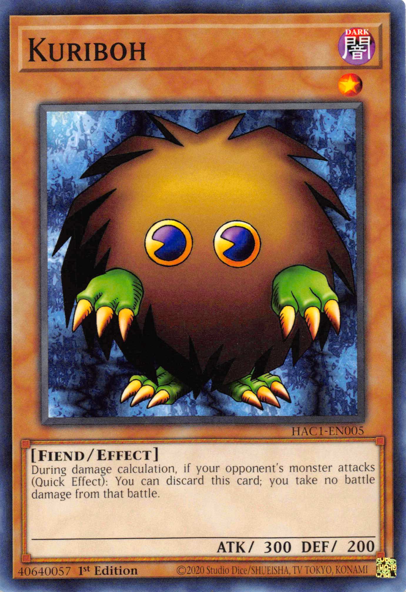 Kuriboh [HAC1-EN005] Common | Good Games Morley