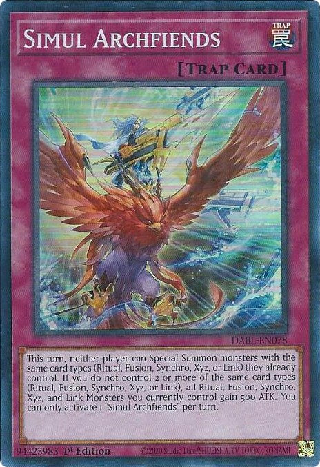 Simul Archfiends [DABL-EN078] Super Rare | Good Games Morley
