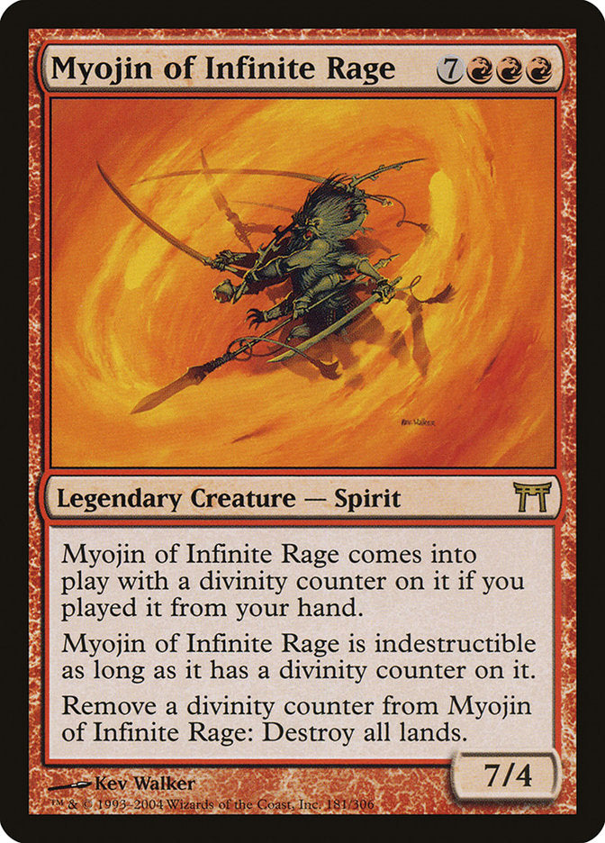 Myojin of Infinite Rage [Champions of Kamigawa] | Good Games Morley