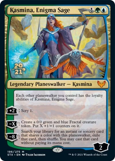 Kasmina, Enigma Sage [Strixhaven: School of Mages Prerelease Promos] | Good Games Morley
