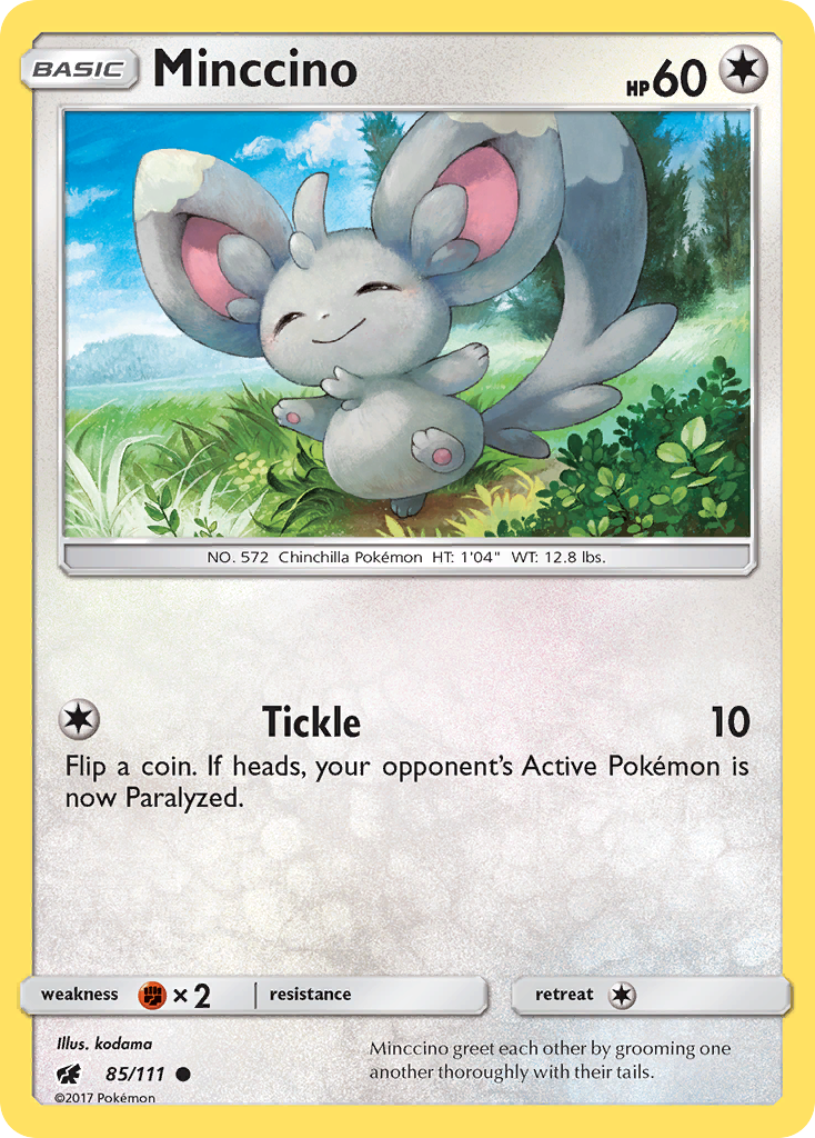 Minccino (85/111) [Sun & Moon: Crimson Invasion] | Good Games Morley