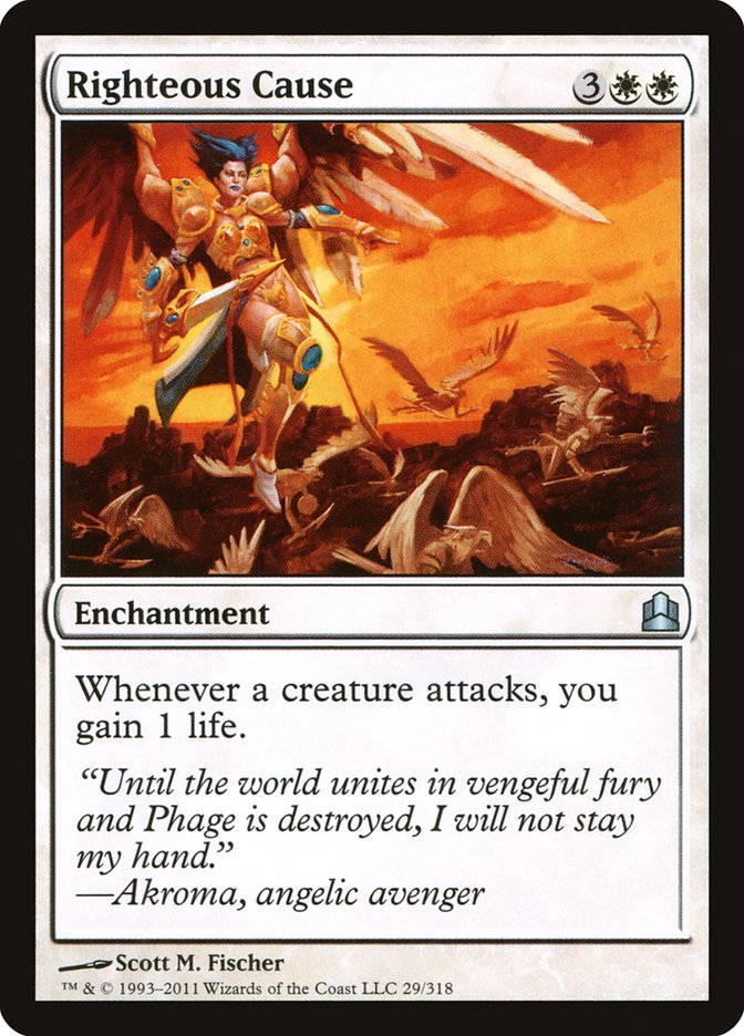 Righteous Cause [Commander 2011] | Good Games Morley