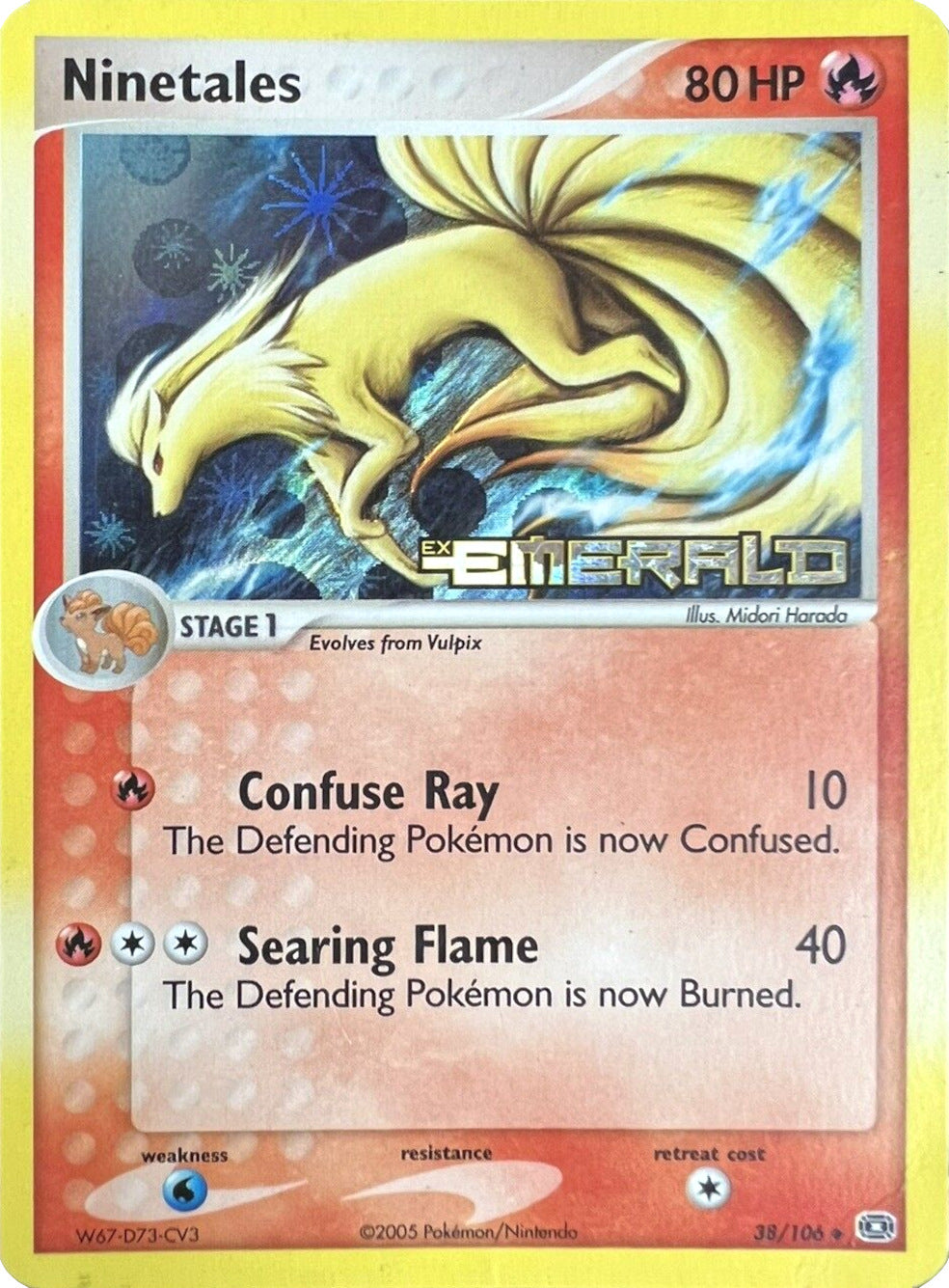 Ninetales (38/106) (Stamped) [EX: Emerald] | Good Games Morley