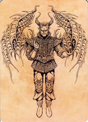 Raphael, Fiendish Savior Art Card (75) [Commander Legends: Battle for Baldur's Gate Art Series] | Good Games Morley