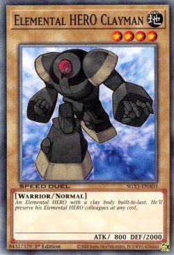 Elemental HERO Clayman [SGX1-ENA03] Common | Good Games Morley
