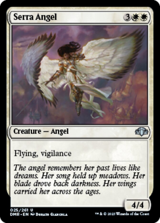 Serra Angel [Dominaria Remastered] | Good Games Morley