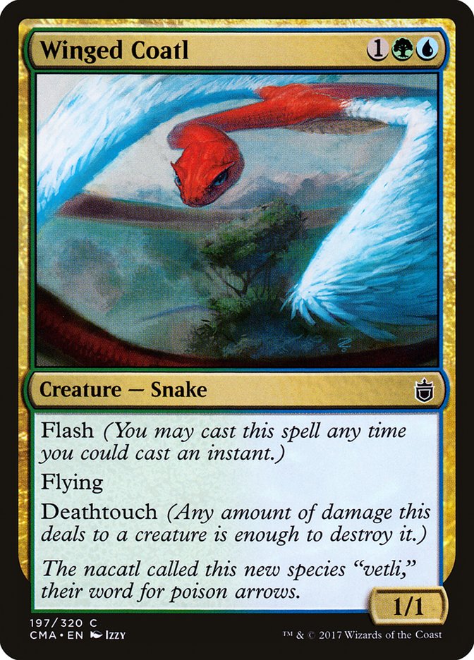 Winged Coatl [Commander Anthology] | Good Games Morley