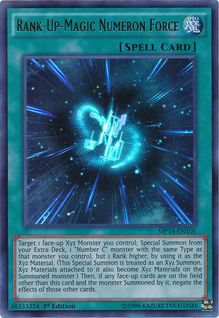 Rank-Up-Magic Numeron Force [MP14-EN101] Ultra Rare | Good Games Morley